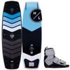 Hyperlite Murray Pro Mens Wakeboard 134 W/Formula Bindings Black/Red 134cm/(7-10.5) view 4