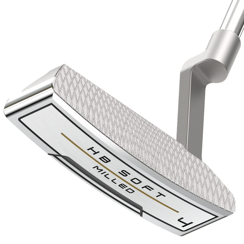 Cleveland Golf HB Soft Milled Putter, 35", Model 4, Plumber's Neck, Left Hand