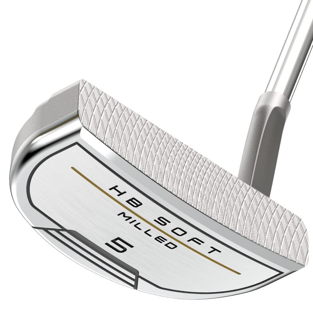 Cleveland Golf HB Soft Milled Putter, 35", Model 5, Slant Neck, Right Hand