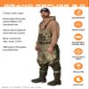 FROGG TOGGS Men's Grand Refuge 3.0 Bootfoot Hunting Wader with removable Insulation Liner view 2