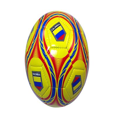 Tripact Inc 2026 World Cup Country Colombia Flag Training Outdoor Soccer Ball Size 2 - Yellow