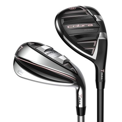 Cobra Women's T-Rail Hybrid-Irons Graphite Ladies 5 Hybrid, 6-PW,SW