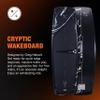 Hyperlite Cryptic Wakeboard + Remix Bindings Wakeboard Package - Perfect for Intermediate to Advanced Riders - 146cm, Binding Size (10-14) view 2