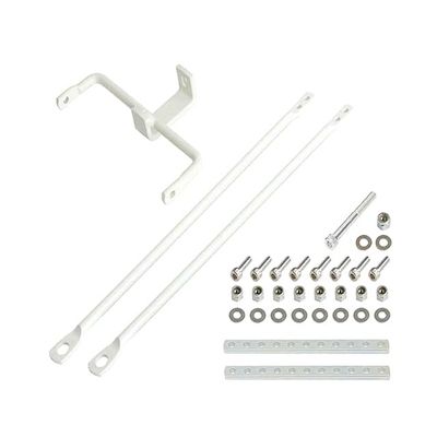 Showa Industries MVA-N-R WHT Bicycle Basket Mount for Front [ADVANS+f Mount] Mount R (V+N), White