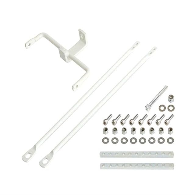 Showa Industries MVA-N-R WHT Bicycle Basket Mount for Front [ADVANS+f Mount] Mount R (V+N), White