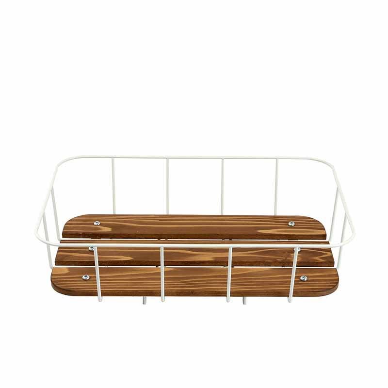 Showa Industries ADVANS+f Wood Wire Rack Shallow Type WRN WH