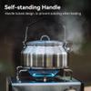 Thous Winds Camping Kettle 1Liter, Camp Tea Coffee Pot Stainless Steel Outdoor Hiking Kettle Pot Lightweight Durable Camping Tea Kettle view 3