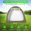 Bike Cover Storage Tent, Foldable Outdoor Bike Tent for Bikes, Garden Tools, Lawn Mover, Waterproof Storage Tent (Green) view 2