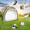 Bike Cover Storage Tent, Foldable Outdoor Bike Tent for Bikes, Garden Tools, Lawn Mover, Waterproof Storage Tent (Green) view 4