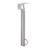Tent Stake Hammer, Camping Hammer Portable Lightweight Multi Functional Tent Hamme Stainless Steel Ox Horn Head Tent Stake Hammer with Aluminium Handle for Camping Hiking Backpacking Gardenin(Gray) view 1