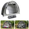 Bike Cover Storage Tent, Foldable Outdoor Bike Tent for Bikes, Garden Tools, Lawn Mover, Waterproof Storage Tent (Grey) view 1
