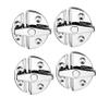 1/2/4 Pack Stainless Steel 316 MarineGrade Locker Hatch Anti Rattle Latch Fastener2-1/5inch Heavy Duty Twist Lock Round Door Catch Latch for Row/sail Skiff Boat Yacht Accessories (4) view 1