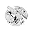 1/2/4 Pack Stainless Steel 316 MarineGrade Locker Hatch Anti Rattle Latch Fastener2-1/5inch Heavy Duty Twist Lock Round Door Catch Latch for Row/sail Skiff Boat Yacht Accessories (4) view 2