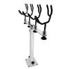 Mojiate PVC Coated Fishing Rod Holder Aluminum Fishing Rod Bracket Sure Grip Pole Support for Boat, Ship, Yacht and More, Gifts for Water Sports Enthusiasts and Presents for Fishing Lovers view 1