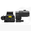 558 Green & Red Dot Reflex Scope and G45 5X Magnifying Glass Combo, Optical Holographic Hybrid Sight with G45 Magnifier, Quick Release Rollover Multiplier, for 20mm Rail Mount (Black) view 3
