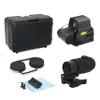558 Green & Red Dot Reflex Scope and G45 5X Magnifying Glass Combo, Optical Holographic Hybrid Sight with G45 Magnifier, Quick Release Rollover Multiplier, for 20mm Rail Mount (Black) view 4
