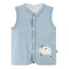 Winter Coat Outerwear Toddler Baby Boys Girls Winter Sleeveless Cartoon Coat Outwear Warm Coat Vest Jacket Cow view 1