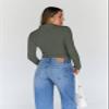 Trendy Queen Women's Turtleneck Long Sleeve Shirts Spring Fashion BasicThermal Underwear Tops Winter Clothes 2026 Olive L view 4