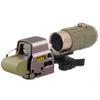 558 with G45 5X Hybrid Sight Combo, 558 Holographic Green & Red Dot Scope + G45 Magnifier, Quick Release Rollover Multiplier, for 20mm Rail Mount (Gold) view 2