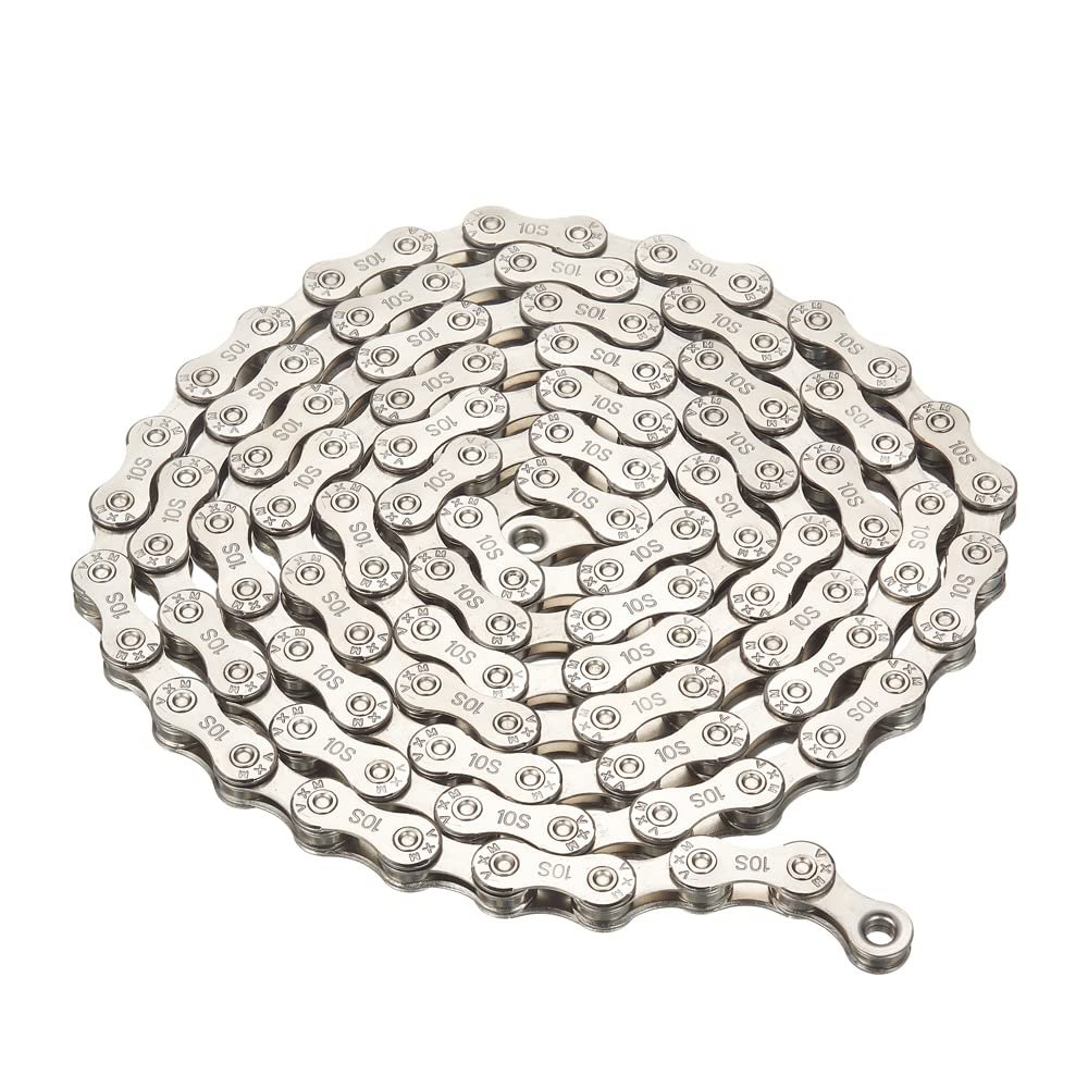 Bike Chain 1/2" x 11/128" 116 Links 10 Speed Bicycle Chain,Bike Chains MTN BTX MTB Mountain Bike Road,10-Speed Chain