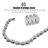 Bike Chain 1/2" x 11/128" 116 Links 10 Speed Bicycle Chain,Bike Chains MTN BTX MTB Mountain Bike Road,10-Speed Chain view 4