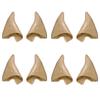 Kbraveo 4 Pairs Soft Pointed Elf Ears Pixie Ears for Halloween Cosplay Costumes view 1