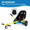 Hoverboard Seat Attachment-Fits Self Balancing Scooter-Hoverboard Go Kart Attachment (Yellow) view 3