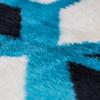 ASR Outdoor 60x80 Southwest Navajo Aztec Fleece Throw Blankets, White view 4