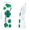 CRAFTSMAN GOLF Green Lucky Clover White Headcover for Driver Woods Hybrids view 3