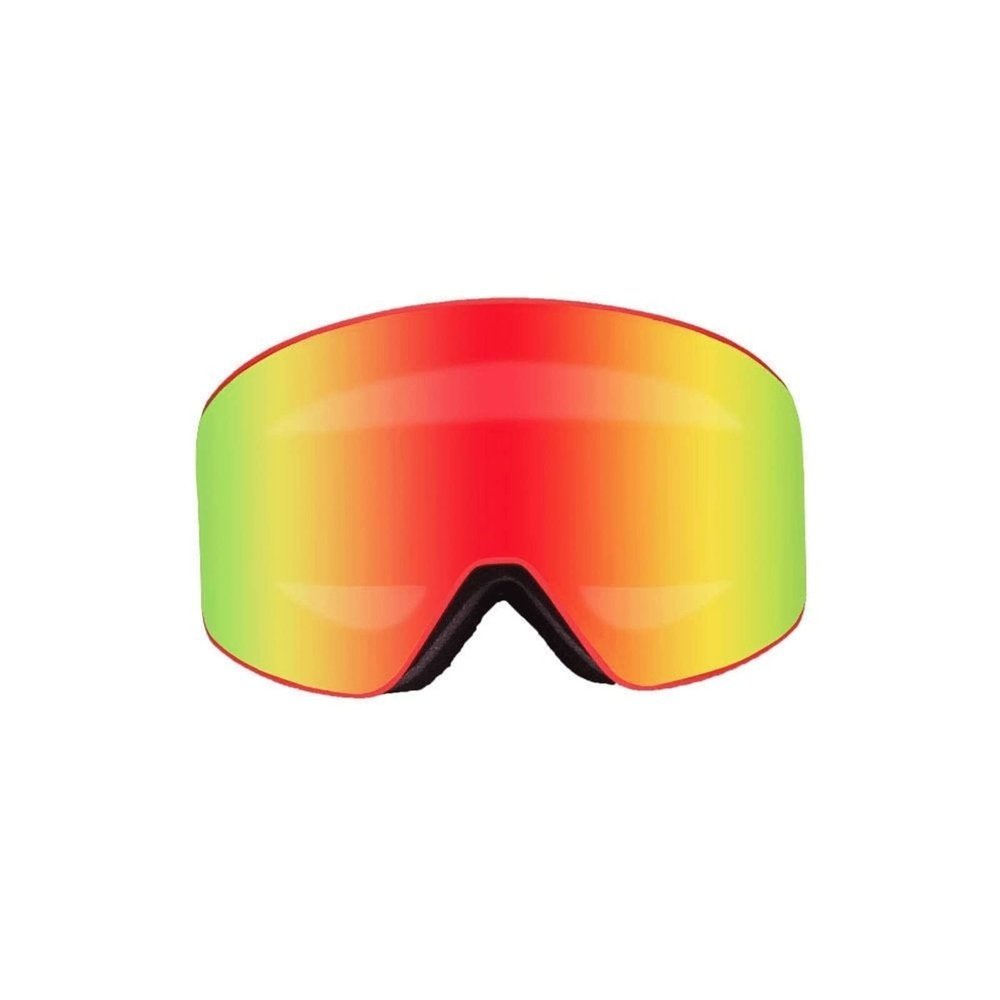 Feilx Ski Goggles, Glasses Ski/Snowboard Goggles with Two Way Ventilation System for Men Women (Color : Red, Size : 9.5 * 18cm)