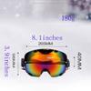 Feilx Ski Goggles, Double Coating Snow Goggles, Snowboard Goggles for Men Women (Color : Red, Size : 20.5 * 9.8CM) view 2