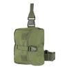 Tactical Gas Mask Drop Leg Pouch Rig OD Green view 1