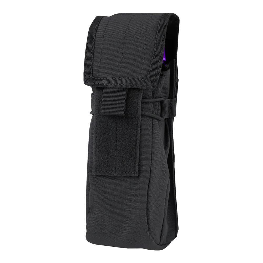 Black Tactical MOLLE Modular Hook and Loop Water Bottle Utility Pouch