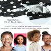 Alnorm Kids Satin Lined Hat Slouchy Beanie Sleep Hair Wrap for Curly Hair Girls Off-White view 4