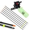 Archery Bowfishing Reel Kit - Bowfishing Arrows with Safety Slides for Compound & Recurve Bows view 1