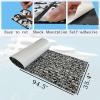 CHURERSHINING Boat Flooring EVA Foam Boat Decking Faux Teak Marine Carpet Decking Sheet Non-Slip Self Adhesive Flooring Pad for Yacht Motorboat Marine Floor Carpet 94.5"x35.4" view 2