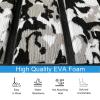CHURERSHINING Boat Flooring EVA Foam Boat Decking Faux Teak Marine Carpet Decking Sheet Non-Slip Self Adhesive Flooring Pad for Yacht Motorboat Marine Floor Carpet 94.5"x35.4" view 3