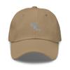 Runner Hat, Embroidered Unisex dad hat, Runner Gifts, for Team, Coach, Players Khaki view 1