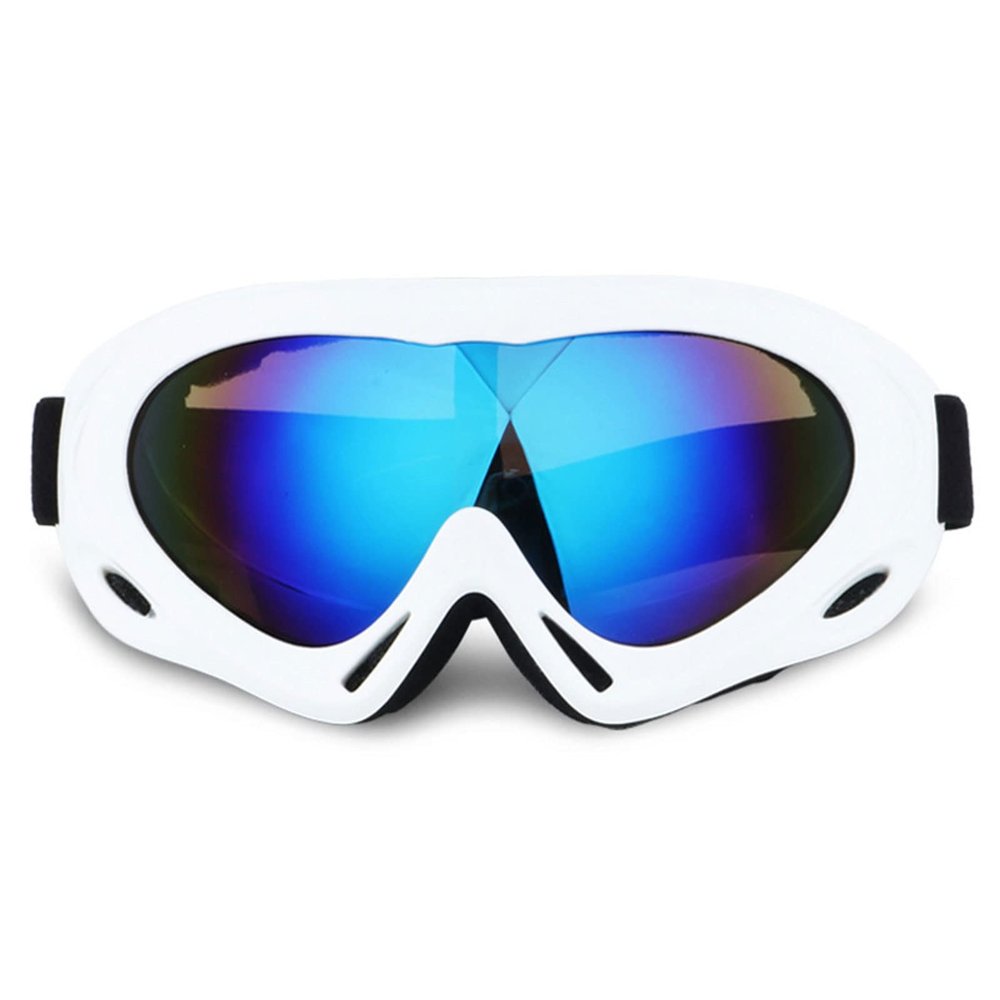 Sxdthy Ski Goggles, Motorcycle Goggles, Snowboard Goggles with Ergonomics Serrated Sponge for Men Women Adult (Color : White)