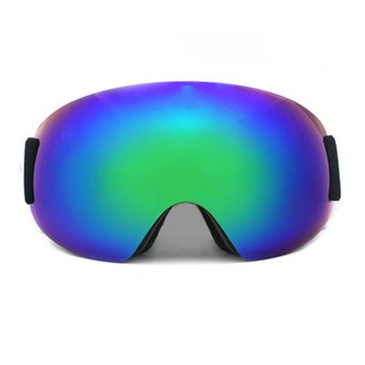 Sxdthy Ski Goggles, Snowboard Snow Goggles with High-Density Elastic Elastic Band for Men Women Adult (Color : Green, Size : 18 * 9cm)