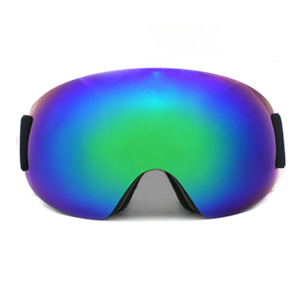 Sxdthy Ski Goggles, Snowboard Snow Goggles with High-Density Elastic Elastic Band for Men Women Adult (Color : Green, Size : 18 * 9cm)