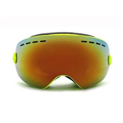 Sxdthy Ski Goggles, Snow Goggles with High Weave Double Slide Buckle Headband & Ventilation Holes for Men Women Adult (Color : Yellow, Size : 22.5 * 9.8cm)