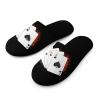 Four Aces Poker Playing Cards Men's Two-Tone Printed Slippers Comfortable Memory Foam House Shoes Indoor view 1