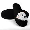 Four Aces Poker Playing Cards Men's Two-Tone Printed Slippers Comfortable Memory Foam House Shoes Indoor view 3