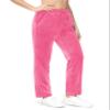 MAGCOMSEN Women's Velvet Pants Drawstring Waist Straight Leg Pant Casual Lounge Fleece Sweatpants Fluorescent Pink L view 2