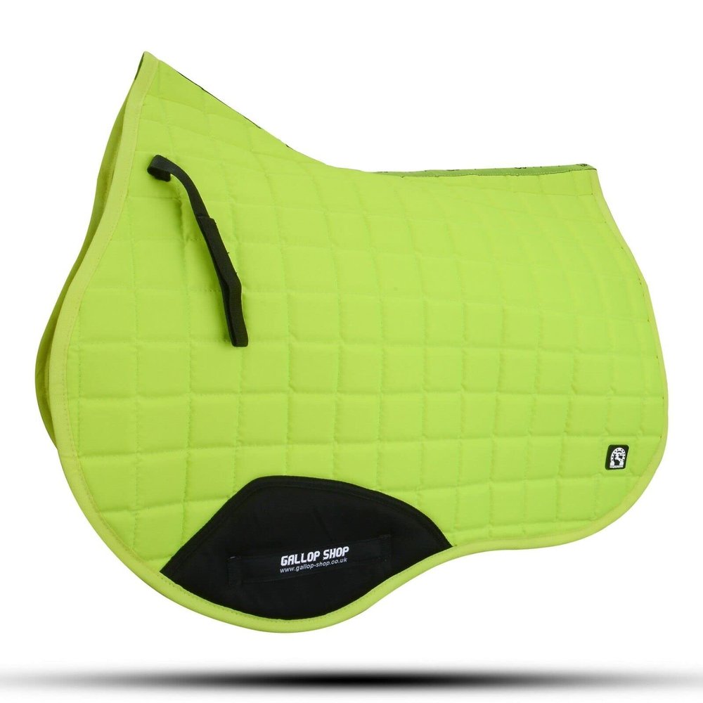 GLP General Purpose Saddle Pads/Horse Numnah Cloth (Cob/Pony, Yellow)
