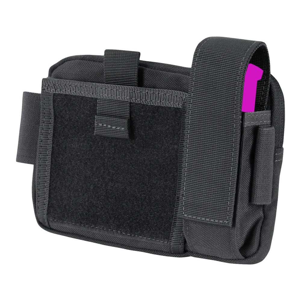 Black Annex Admin Pouch Tactical Utility Pocket Airsoft MOLLE Webbing
