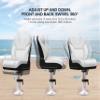 Adjustable Boat Seat Pedestal Boat Seats and Pedestals Boat Seat Pedestals and Bases with Slide and Swivel for Locking Boat Seats Captain Chair 13.5 to 18 Inches Height view 2