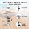 Adjustable Boat Seat Pedestal Boat Seats and Pedestals Boat Seat Pedestals and Bases with Slide and Swivel for Locking Boat Seats Captain Chair 13.5 to 18 Inches Height view 4