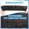 Vinsot 2 Pairs Ice Skate Guards Hockey Ice Skate Blade Covers Kids Absorbent Figure Soakers Hockey Accessories Oxford Fabric Skating Cover Blades for Kid Youth Adult Men Women Boy Girl (L) view 3